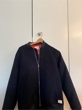 Five Four Los Angeles Bomber Jacket with Orange Lining